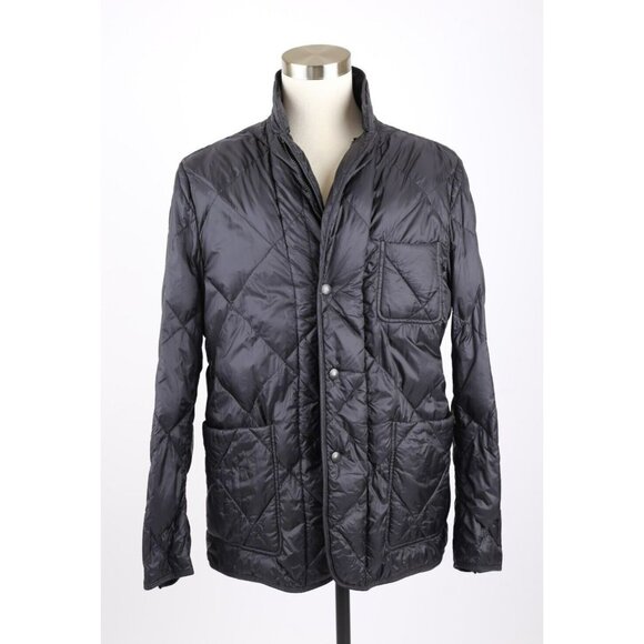 $1,590 Moncler Norman Giacca Down Blazer Coat SZ 6/3XL Black